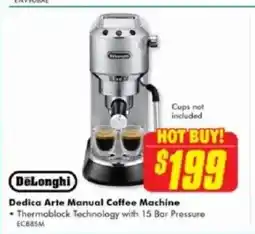 The Good Guys Dedica Arte Manual Coffee Machine offer