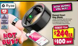 JB Hi-Fi Element Smart Ring (Black) offer