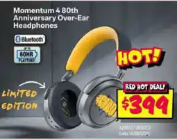JB Hi-Fi Momentum 4 80th Anniversary Over-Ear Headphones offer