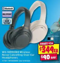 JB Hi-Fi WH-1000XM4 Wireless Noise Cancelling Over-Ear Headphones offer