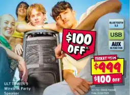 JB Hi-Fi ULT TOWER 9 Wireless Party Speaker offer