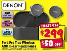 JB Hi-Fi Perl Pro True Wireless ANC In-Ear Headphones offer