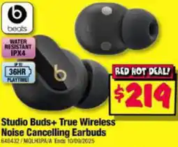 JB Hi-Fi Studio Buds+ True Wireless Noise Cancelling Earbuds offer