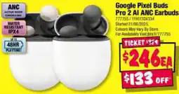 JB Hi-Fi Google Pixel Buds Pro 2 AI ANC Earbuds offer