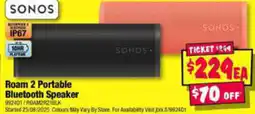 JB Hi-Fi Roam 2 Portable Bluetooth Speaker offer