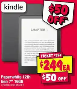 JB Hi-Fi Paperwhite 12th Gen 7" 16GB offer