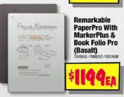 JB Hi-Fi Remarkable PaperPro With MarkerPlus & Book Folio Pro offer
