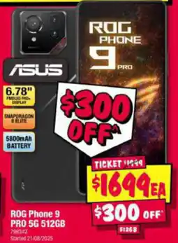 JB Hi-Fi ROG Phone 9 PRO offer