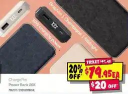 JB Hi-Fi ChargePro Power Bank 20K offer