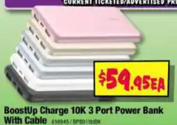 JB Hi-Fi BoostUp Charge 10K 3 Port Power Bank offer