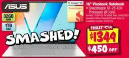 JB Hi-Fi 16" Vivobook Notebook offer