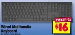 JB Hi-Fi Wired Multimedia Keyboard offer