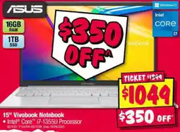 JB Hi-Fi 15" Vivobook Notebook offer