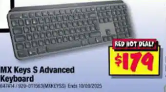 JB Hi-Fi MX Keys S Advanced Keyboard offer