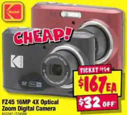 JB Hi-Fi FZ45 16MP 4X Optical Zoom Digital Camera offer