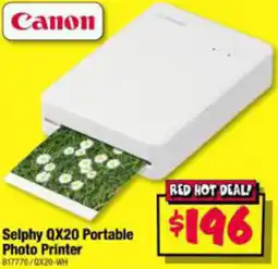 JB Hi-Fi Selphy QX20 Portable Photo Printer offer