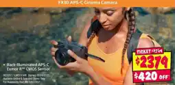 JB Hi-Fi FX30 APS-C Cinema Camera offer