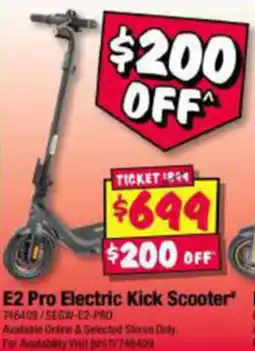 JB Hi-Fi E2 Pro Electric Kick Scooter offer
