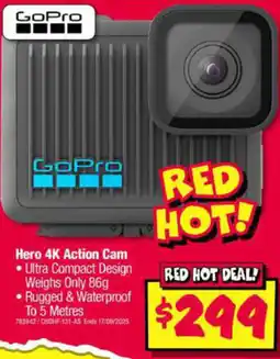JB Hi-Fi Hero 4K Action Cam offer