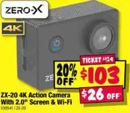 JB Hi-Fi ZX-20 4K Action Camera offer