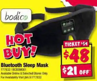 JB Hi-Fi Bluetooth Sleep Mask offer