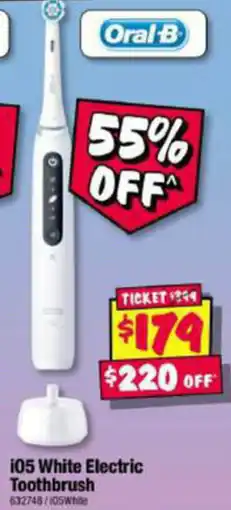 JB Hi-Fi i05 White Electric Toothbrush offer