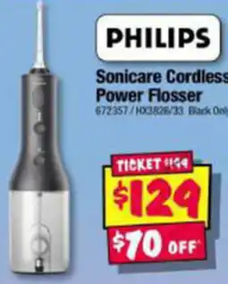 JB Hi-Fi Sonicare Cordless Power Flosser offer