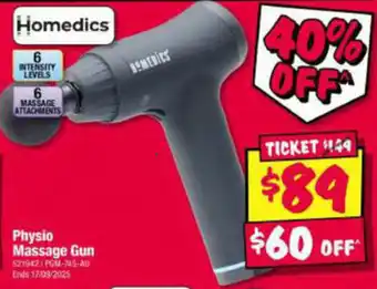 JB Hi-Fi Physio Massage Gun offer