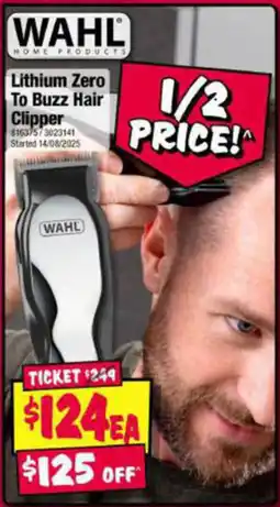 JB Hi-Fi Lithium Zero To Buzz Hair Clipper offer