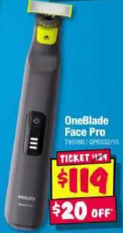 JB Hi-Fi OneBlade Face Pro offer