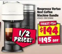 JB Hi-Fi Nespresso Vertuo Next Coffee Machine Bundle offer