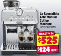 JB Hi-Fi La Specialista Arte Manual Coffee Machine offer