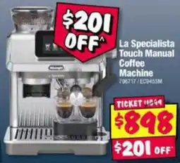 JB Hi-Fi La Specialista Touch Manual Coffee Machine offer