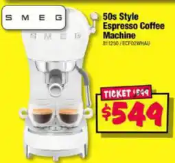 JB Hi-Fi 50s Style Espresso Coffee Machine offer