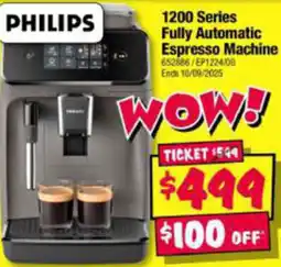 JB Hi-Fi 1200 Series Fully Automatic Espresso Machine offer