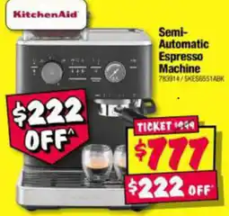 JB Hi-Fi Semi- Automatic Espresso Machine offer
