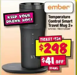 JB Hi-Fi Temperature Control Smart Travel Mug 2+ offer
