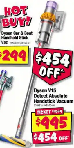 JB Hi-Fi Dyson V15 Detect Absolute Handstick Vacuum offer
