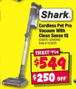JB Hi-Fi Cordless Pet Pro Vacuum With Clean Sense IQ offer