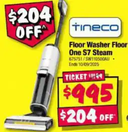 JB Hi-Fi Floor Washer Floor One S7 Steam offer