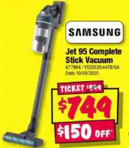 JB Hi-Fi Jet 95 Complete Stick Vacuum offer