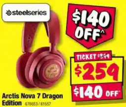 JB Hi-Fi Arctis Nova 7 Dragon Edition offer
