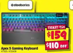 JB Hi-Fi Apex 5 Gaming Keyboard offer