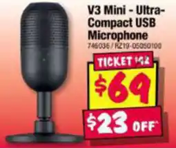 JB Hi-Fi V3 Mini - Ultra- Compact USB Microphone offer