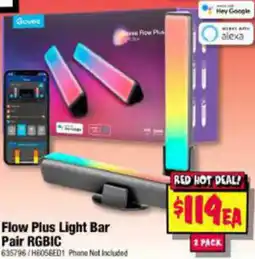JB Hi-Fi Flow Plus Light Bar Pair RGBIC offer