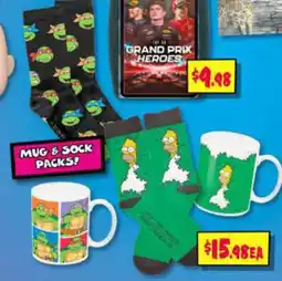 JB Hi-Fi Mug & sock packs offer