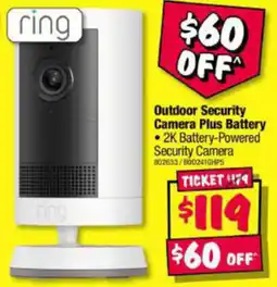 JB Hi-Fi Outdoor Security Camera Plus Battery offer