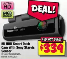 JB Hi-Fi 5K UHD Smart Dash Cam With Sony Starvis Sensor offer