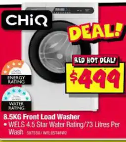 JB Hi-Fi CHIQ 8.5KG Front Load Washer offer