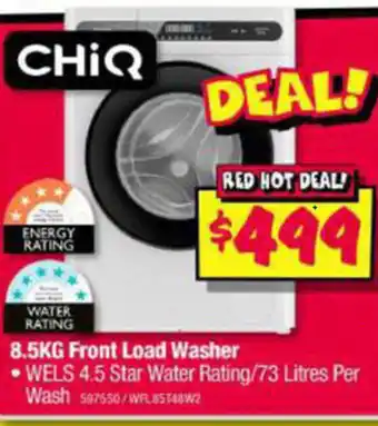 JB Hi-Fi CHIQ 8.5KG Front Load Washer offer